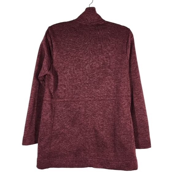 LANDS' END WOMEN'S SWEATER  FLEECE COAT - Picture 5 of 10